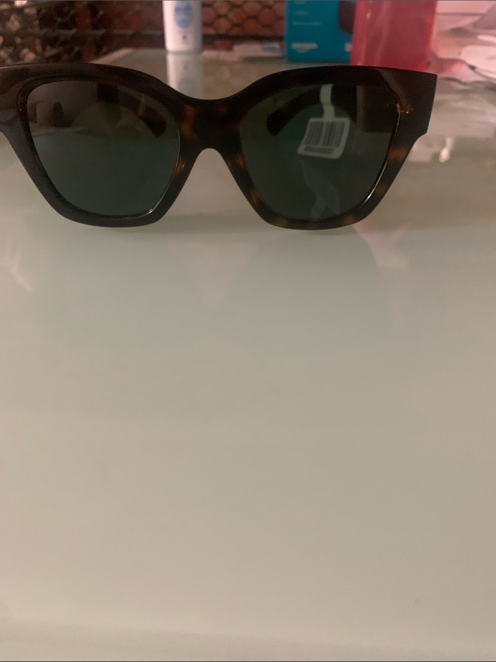 Burberry Black Men's Sunglasses with Gold Accent Plaque